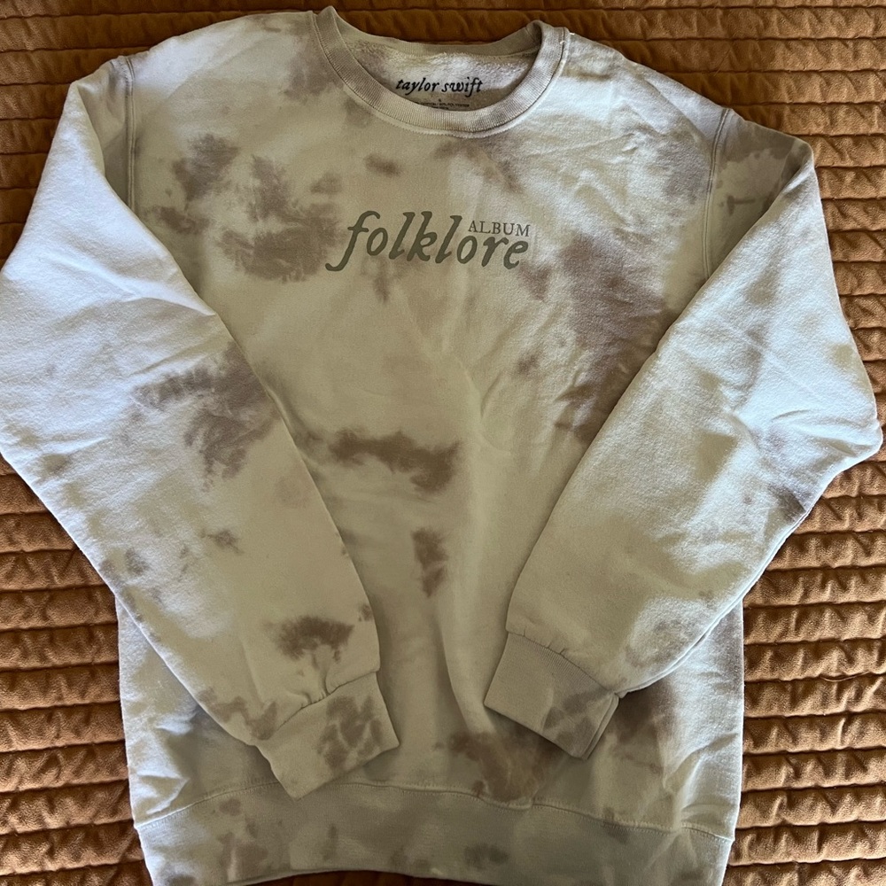Taylor Swift folklore Album Tie-Dye pullover